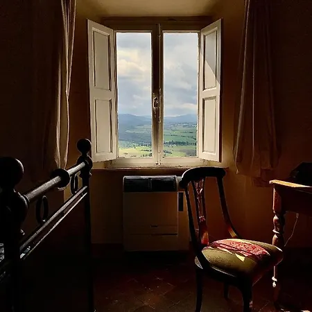 Casa Cerboneschi In A Medieval Village With Panoramic Tuscan Hills