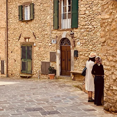 Casa Cerboneschi In A Medieval Village With Panoramic Tuscan Hills Casale Marittimo